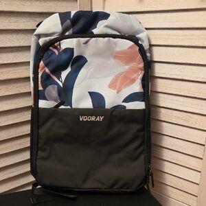Vooray Women's Floral Backpack - Black and Blue